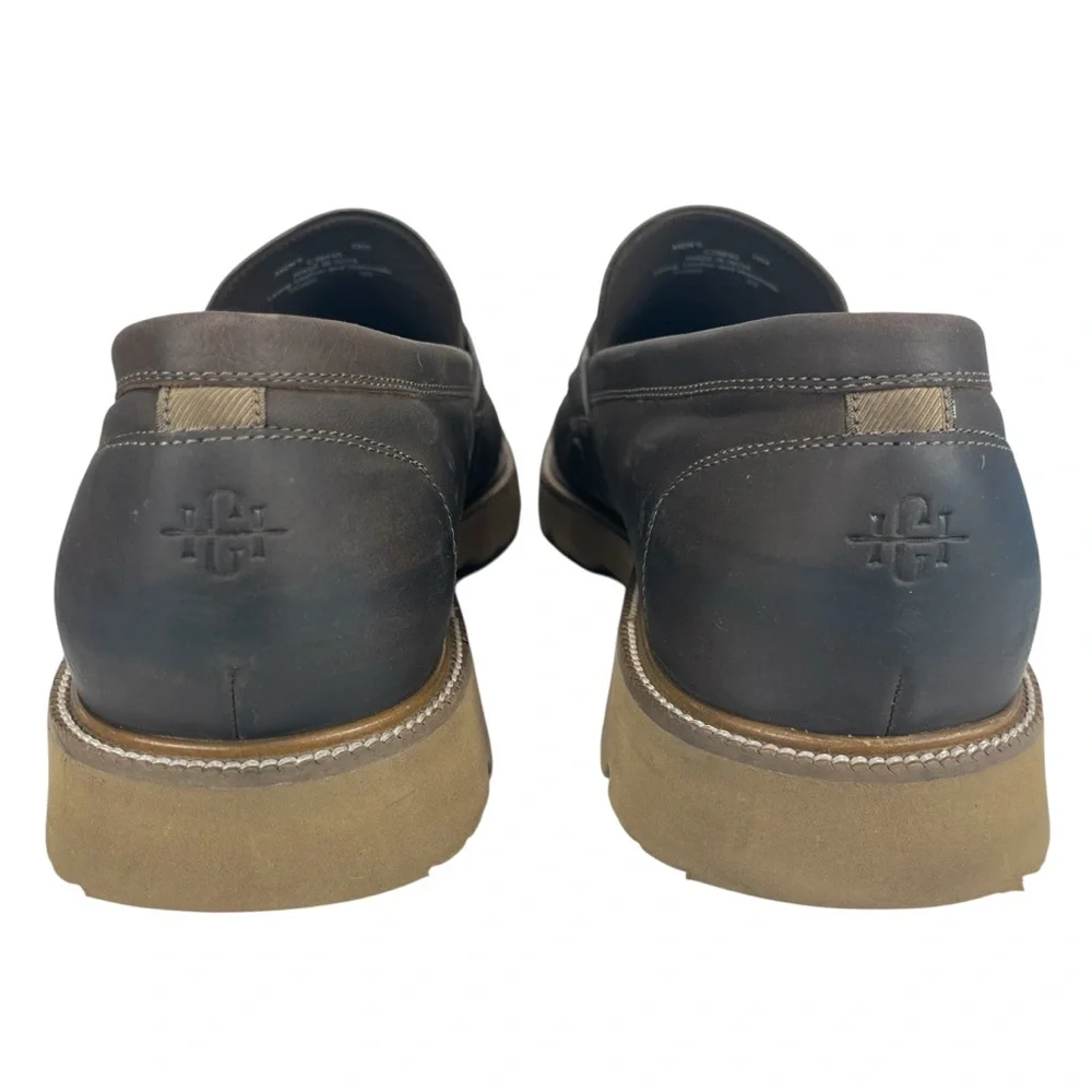 Cole Haan Men’s 13 Brown Leather Penny Loafers Lug Sole Comfort‎ Shoes